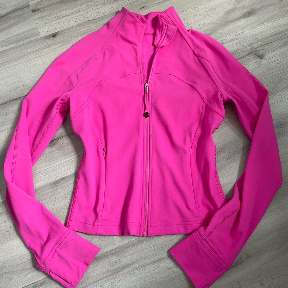 Lululemon cropped define jacket sonic pink